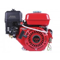 Двигатель 170FE - бензин (под шлицы диаметр 25 мм) (7 л.с.) с электростартером TATA