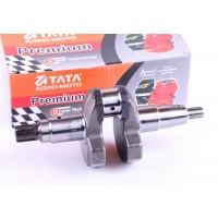 Коленвал голый под шлицы диаметр 25 мм - 186F - Premium