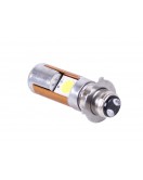 Лампа фары диодная 2 кристалла 3 усика П15Д-25-3 12В 35/35W - LED - АМ