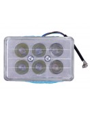 Фары квадратной передняя часть 6-LED 165*105 мм - АМ