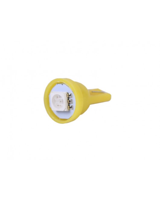 Лампа 1-диодная (габаритов) LED желтый T10 - AM