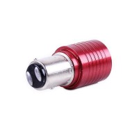 Лампа диодная линза стопа двухконтактная S25 красный - AM