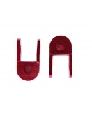 Удлинитель заднего амортизатора, к-т 2 шт.: 25 мм, красный - AM