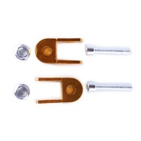 Удлинитель заднего амортизатора, к-т 2 шт.: 25 мм, золотой - AM