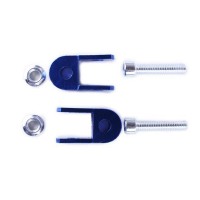 Удлинитель заднего амортизатора, к-т 2 шт.: 25 мм, синий - AM