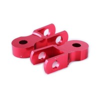 Удлинитель заднего амортизатора, к-т 2 шт.: 45 мм, красный - AM