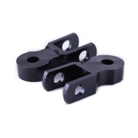 Удлинитель заднего амортизатора, к-т 2 шт.: 45 мм, черный - AM