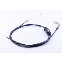 Трос газа (раздвоен.) L-2220 мм (верх резьба, низ: 1резьба 2трос) - Lead