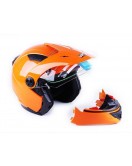 Шлем MD-900 оранжевый (трансформер) size L - VIRTUE