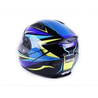 Шлем MD-FP02 желто-голубой size M - VIRTUE