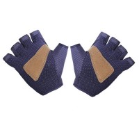 Мотоперчатки YM001-15 (короткие) черные с белым size L