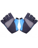 Мотоперчатки YM001-15 (короткие) синие size L