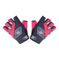 Мотоперчатки YM001-15 (короткие) красные size L*