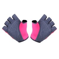 Мотоперчатки YM001-15 (короткие) красные size L*