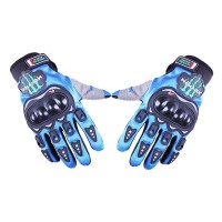 Мотоперчатки синий текстиль size XL