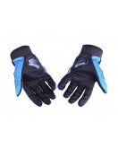 Мотоперчатки синий текстиль size XL