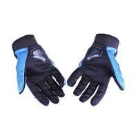 Мотоперчатки синий текстиль size XL