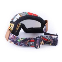 Мотоочки V002 VIRTUE, коричневые