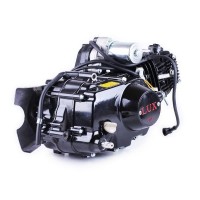 Двигатель 110CC - Дельта/Альфа/Актив, механика + эл.стартер + карбюратор - алюминиевая ЦПГ, BLACK - TATA LUX