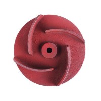 Крыльчатка мотопомпы 4 лопасти, под шпонку диаметр 19 мм (тип 1)