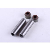 Направляющие клапанов + сальники, к-т на 2 клапана - 186F - Premium