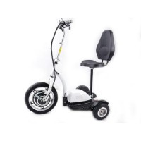 Электросамокат с сиденьем (сиденье - спинка) (белый) T06-1 36V350W 12AH - SM