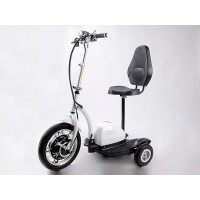 Электросамокат с сиденьем (сиденье - спинка) (белый) T06-2 48v500W 12AH - SM