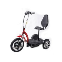 Электросамокат с сиденьем (сиденье - спинка, передний амортизатор) (красный) T06-3 48V500W 12AH - SM