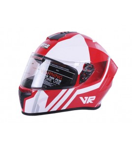 Шлем MD-813 красный с белым size L - VIRTUE