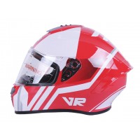 Шлем MD-813 красный с белым size L - VIRTUE