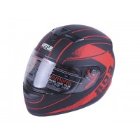 Шлем MD-803 черный матовый с оранжевым size M - VIRTUE УЦЕНКА