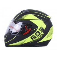 Шлем MD-803 черный матовый с желтым size M - VIRTUE Шлем MD-803 черный матовый с желтым size M - VIRTUE