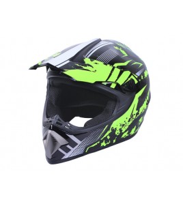Шлем MD-905 черный с салатовым size S - VIRTUE