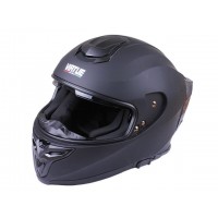 Шлем MD-820-1 черный матовый, стекло синий хамелеон size ХS - VIRTUE УЦЕНКА