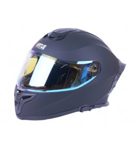 Шлем MD-820-1 черный матовый, стекло синий хамелеон size L - VIRTUE
