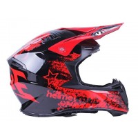 Шлем MD-902 черный с красным size M - VIRTUE