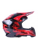Шлем MD-902 черный с красным size L - VIRTUE