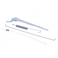 Рычаг привода дроссельной заслонки + тяга + пружина - 188F YBX