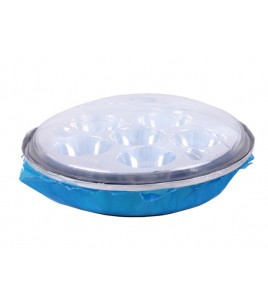 Оптика фары круглой (линза с ободом) 8+1 LED диаметр 140мм Дельта/Альфа YBX