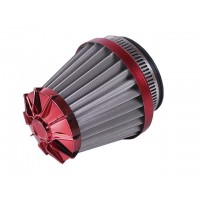 Фильтр нулевой KM красный 48-50/35/28 мм прямой - АМ YBX