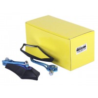 Зеркала с переходниками 2052 черные с синим (комплект) - АМ YBX