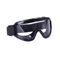 Мотоочки (стекло однотонное) VIRTUE, черные