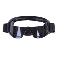 Мотоочки (стекло однотонное) VIRTUE, черные