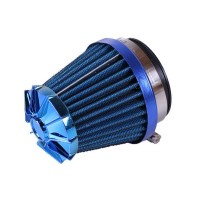 Фильтр нулевой KM синий Ø48-50/35/28 мм прямой - АМ