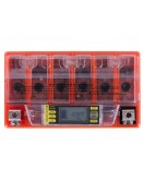 Аккумулятор гелевый YTX7A-BS 7АH 150*87*94 мм оранжевый, С ДИСПЛЕЕМ - OUTDO