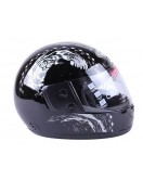 Шлем MD-А105 (с бородой) черный с серым - VIRTUE