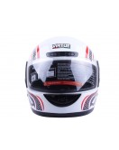 Шлем MD-А105 (с бородой) белый - VIRTUE