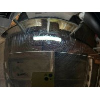 Шлем MD-А105 (с бородой) черный с красным - VIRTUE УЦЕНКА