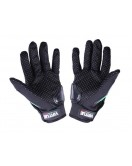 Мотоперчатки зеленые текстиль size XL