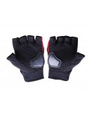 Мотоперчатки YM001-15 (короткие) красные size L